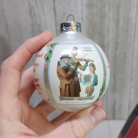 VTG Hallmark Keepsake Ornament Norman Rockwell The Saturday Evening Post - Picture 2 of 9